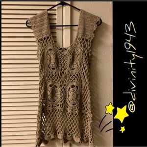 Retro•Crochet/Knit Theme pullover top